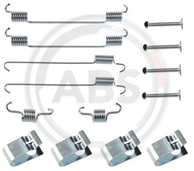 Accessory Kit, brake shoes A.B.S. 0007Q