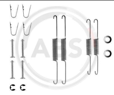 Accessory Kit, brake shoes A.B.S. 0578Q