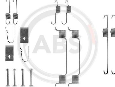 Accessory Kit, brake shoes A.B.S. 0700Q