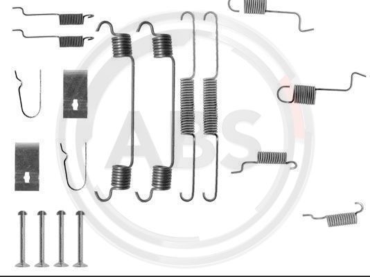 A.B.S. 0742Q Accessory Kit, brake shoes