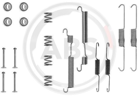 A.B.S. 0770Q Accessory Kit, brake shoes