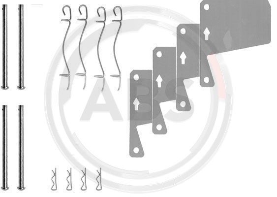 A.B.S. 0910Q Accessory Kit, disc brake pad