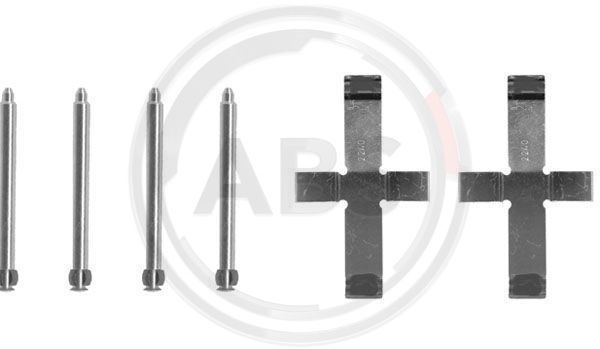 A.B.S. 0911Q Accessory Kit, disc brake pad