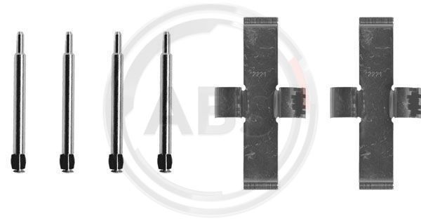 A.B.S. 0924Q Accessory Kit, disc brake pad
