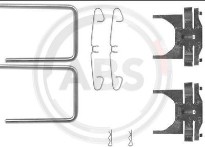 Accessory Kit, disc brake pad A.B.S. 0928Q
