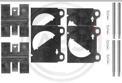 Accessory Kit, disc brake pad A.B.S. 0950Q
