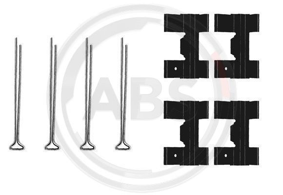 A.B.S. 0951Q Accessory Kit, disc brake pad