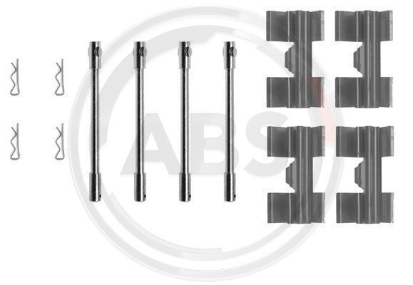A.B.S. 0967Q Accessory Kit, disc brake pad