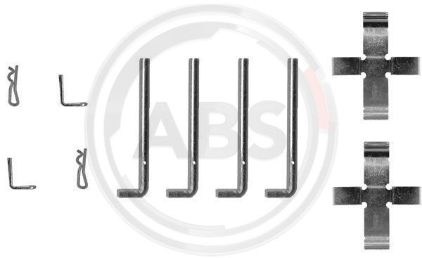 A.B.S. 0968Q Accessory Kit, disc brake pad