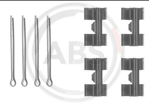 A.B.S. 0969Q Accessory Kit, disc brake pad
