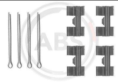 Accessory Kit, disc brake pad A.B.S. 0969Q