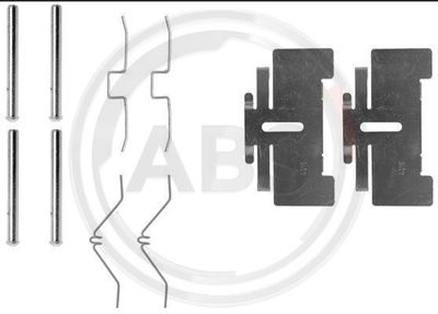 Accessory Kit, disc brake pad A.B.S. 0974Q