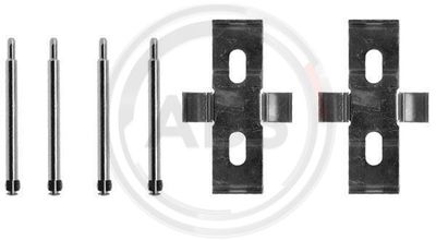 Accessory Kit, disc brake pad A.B.S. 1007Q