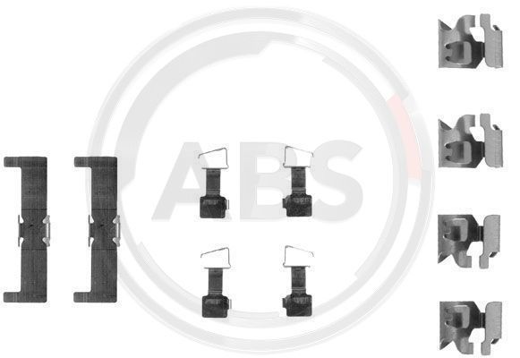 A.B.S. 1034Q Accessory Kit, disc brake pad