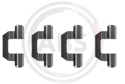 Accessory Kit, disc brake pad A.B.S. 1077Q