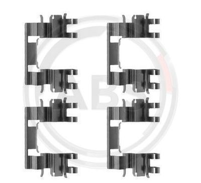 Accessory Kit, disc brake pad A.B.S. 1087Q