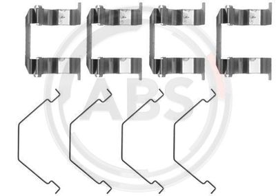 Accessory Kit, disc brake pad A.B.S. 1158Q