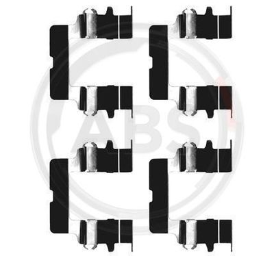 Accessory Kit, disc brake pad A.B.S. 1161Q