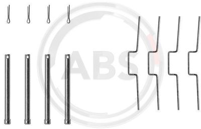 Accessory Kit, disc brake pad A.B.S. 1176Q