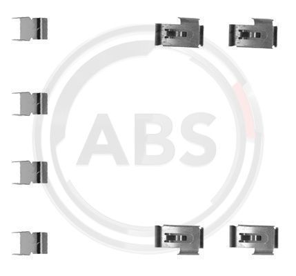 A.B.S. 1198Q Accessory Kit, disc brake pad