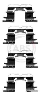Accessory Kit, disc brake pad A.B.S. 1227Q