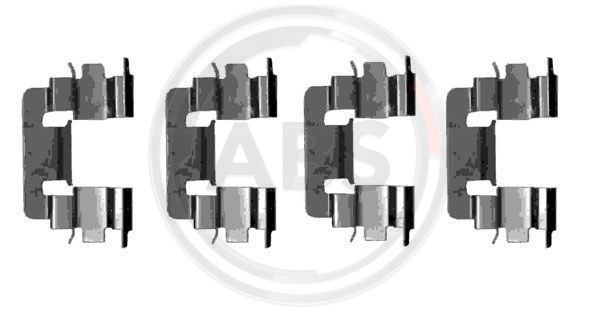 A.B.S. 1229Q Accessory Kit, disc brake pad
