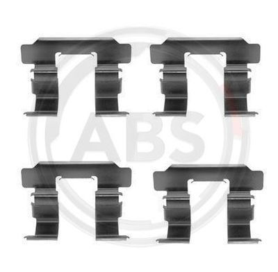 Accessory Kit, disc brake pad A.B.S. 1251Q