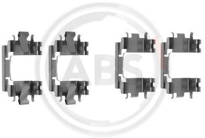 Accessory Kit, disc brake pad A.B.S. 1257Q