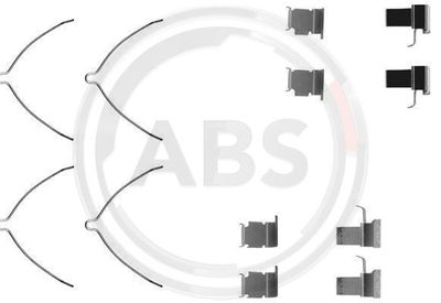 Accessory Kit, disc brake pad A.B.S. 1261Q
