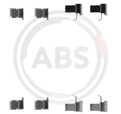 A.B.S. 1262Q Accessory Kit, disc brake pad