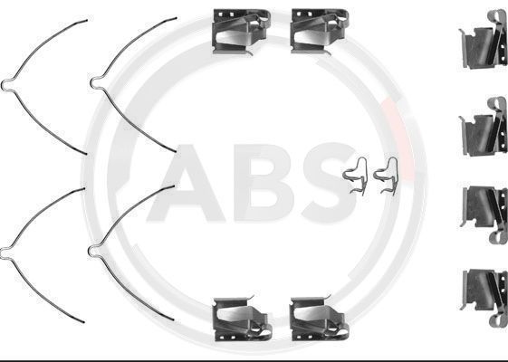 A.B.S. 1268Q Accessory Kit, disc brake pad