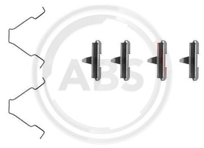 Accessory Kit, disc brake pad A.B.S. 1270Q