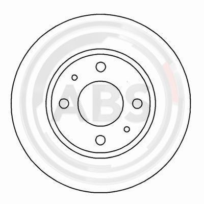 Brake Disc A.B.S. 15048