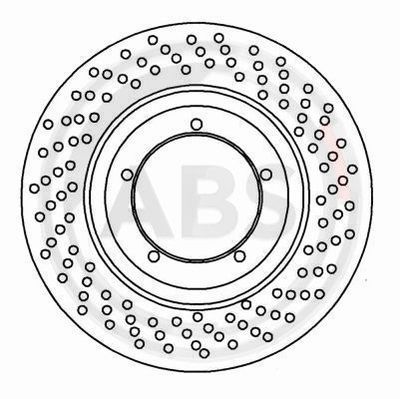 Brake Disc A.B.S. 15808