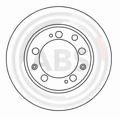 Brake Disc A.B.S. 15886