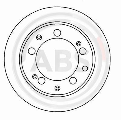 Brake Disc A.B.S. 15941
