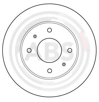 Brake Disc A.B.S. 15986