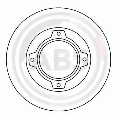 Brake Disc A.B.S. 16011