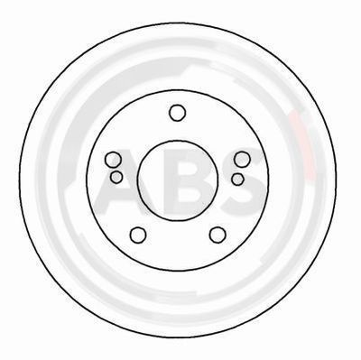 Brake Disc A.B.S. 16040