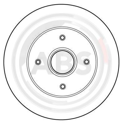 Brake Disc A.B.S. 16058