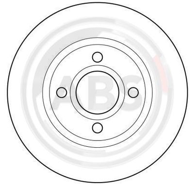 Brake Disc A.B.S. 16075