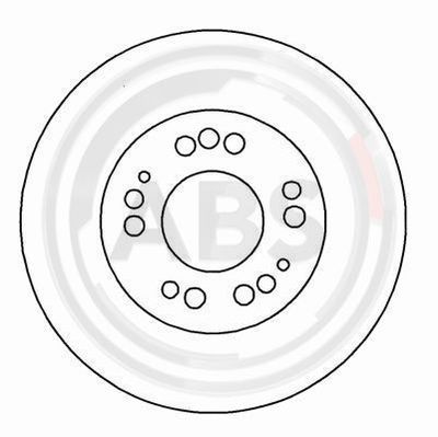 Brake Disc A.B.S. 16208