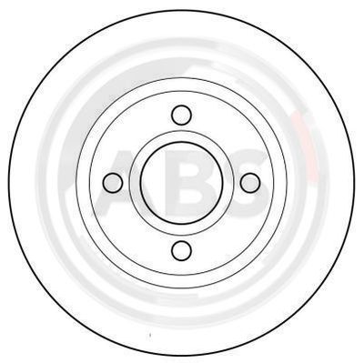 Brake Disc A.B.S. 16228