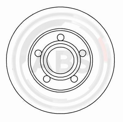 Brake Disc A.B.S. 16248
