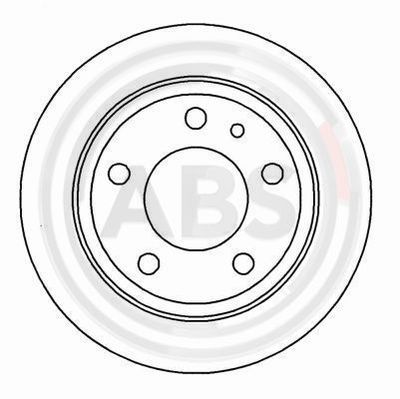 Brake Disc A.B.S. 16254