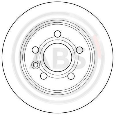 Brake Disc A.B.S. 16298