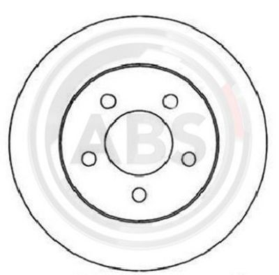 Brake Disc A.B.S. 16445