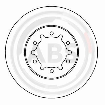Brake Disc A.B.S. 16495