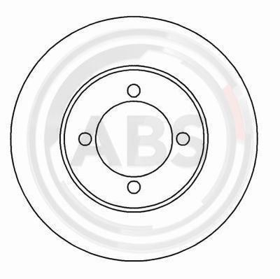 Brake Disc A.B.S. 16618