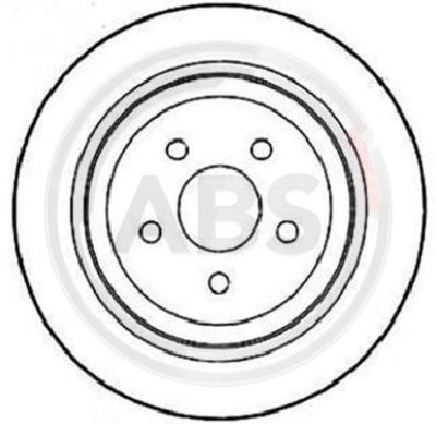Brake Disc A.B.S. 16715